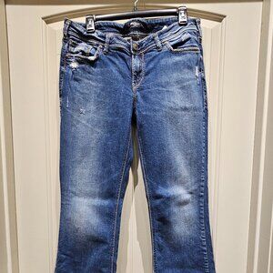 Womens Silver bootcut jeans, 32x33